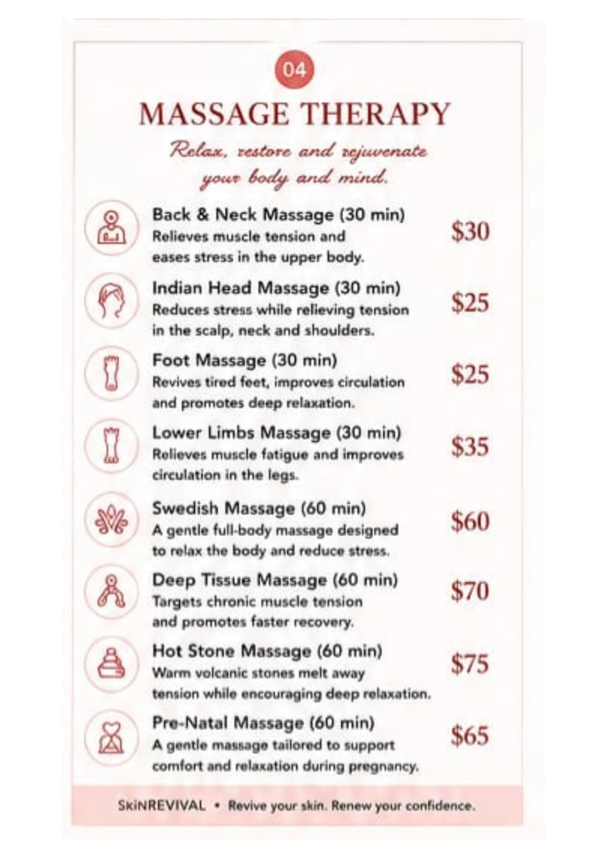 Skin Revival Treatment Guide Page 6